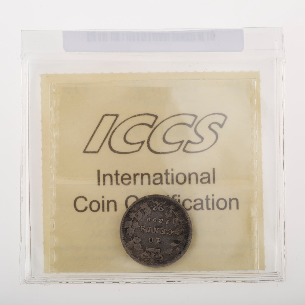 10 Cent 1899 Small 9's ICCS F-15