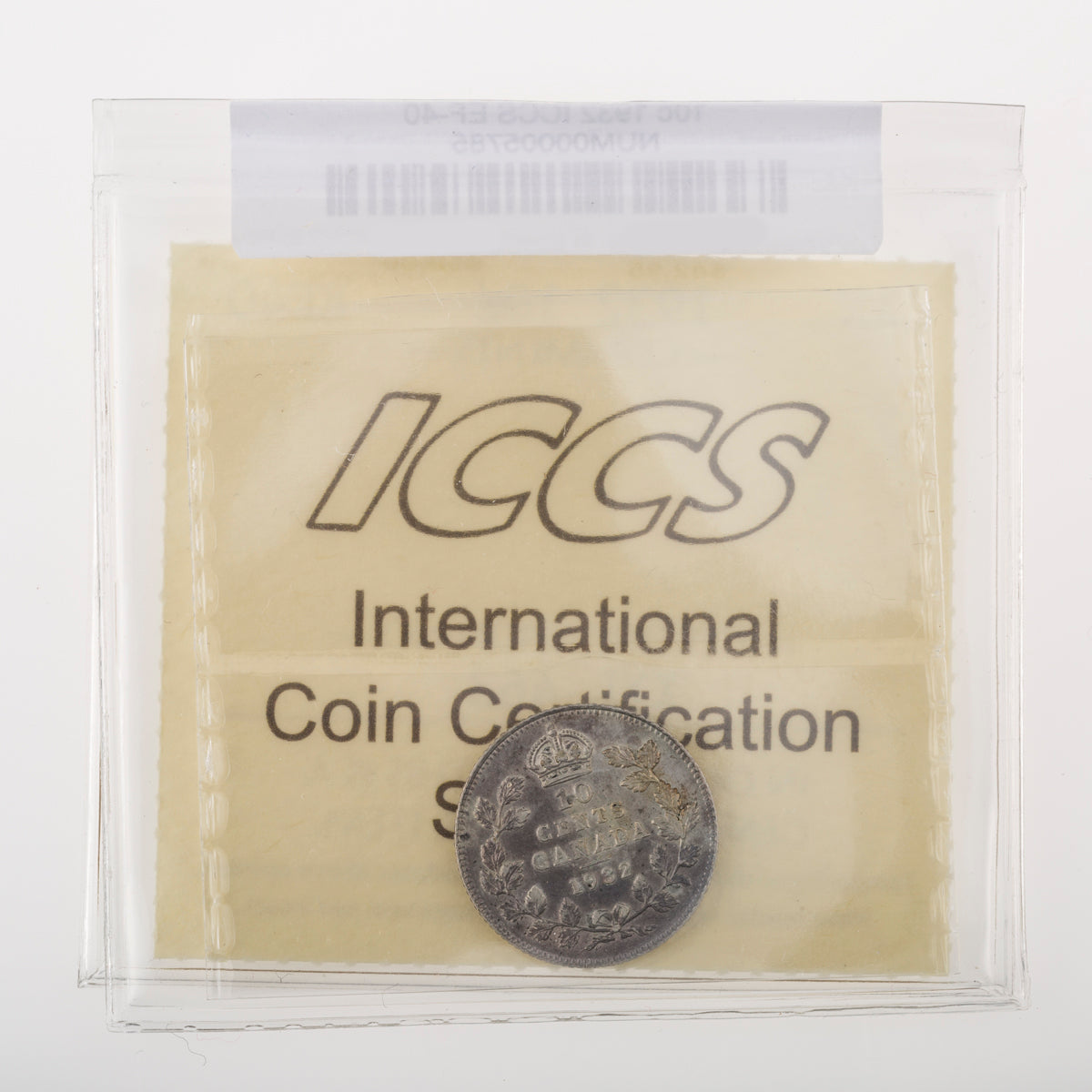 10 Cent 1932 ICCS EF-40