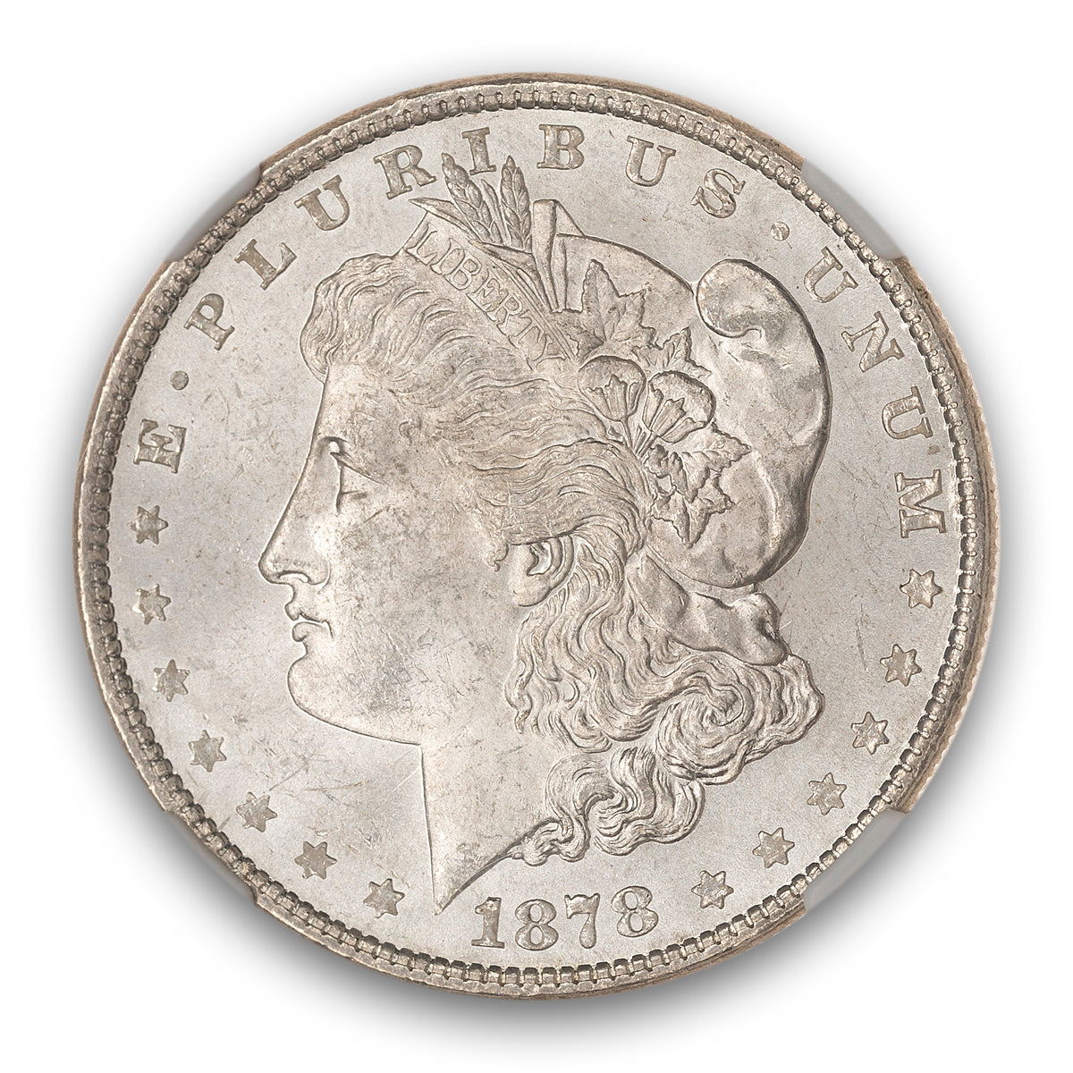 US $1 1878 8TF Morgan Dollar NGC MS-62