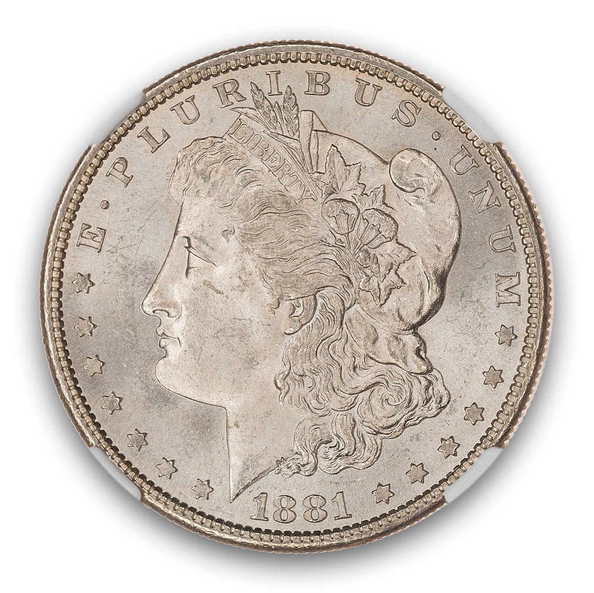 US $1 1881S Morgan Dollar NGC MS-63