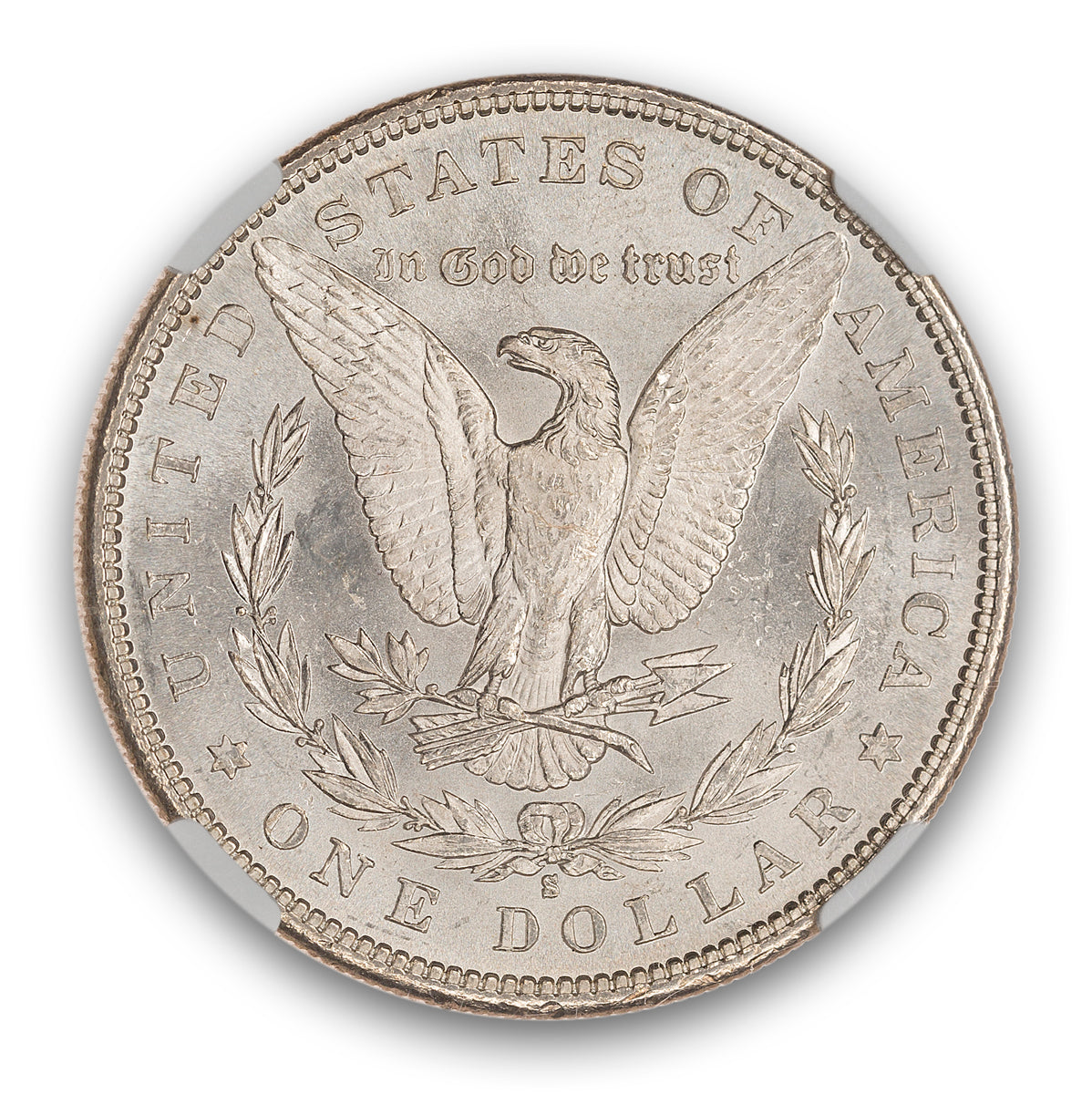 US $1 1881S Morgan Dollar NGC MS-63