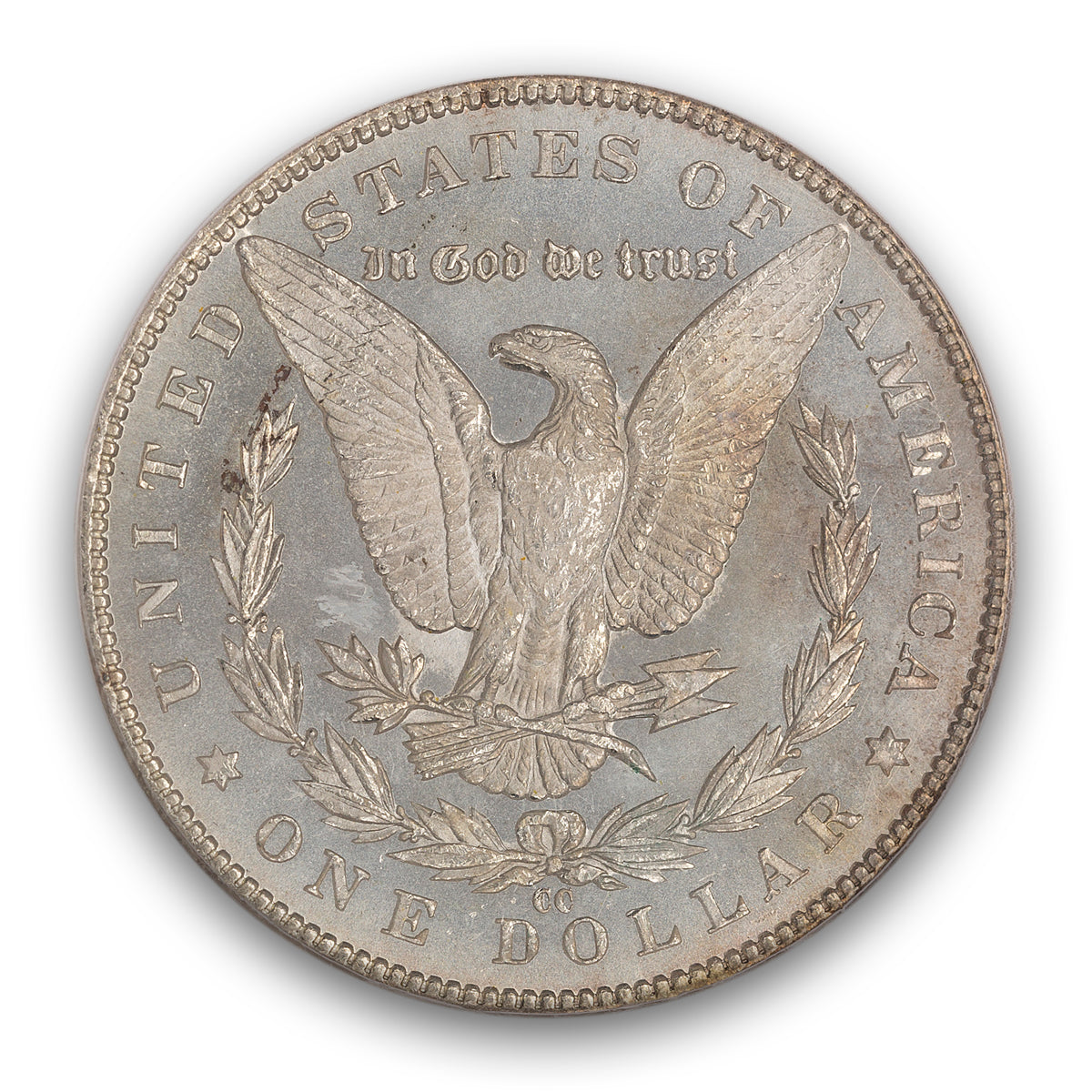 US $1 1885CC Morgan Dollar PCGS PL-62
