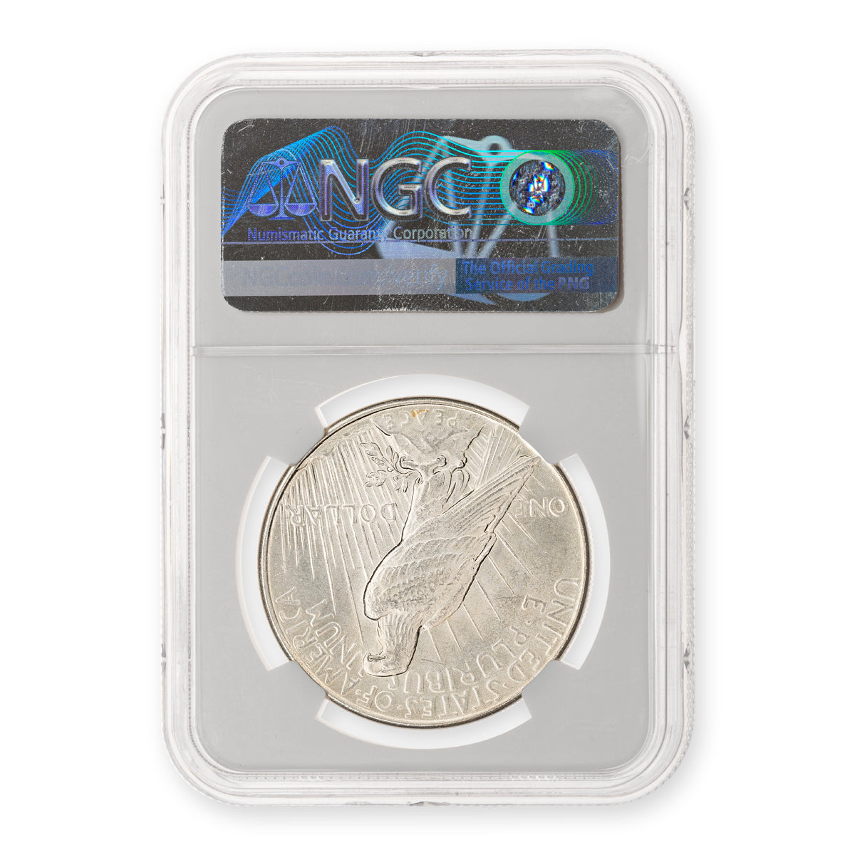 US $1 1925 Peace Dollar NGC MS-62