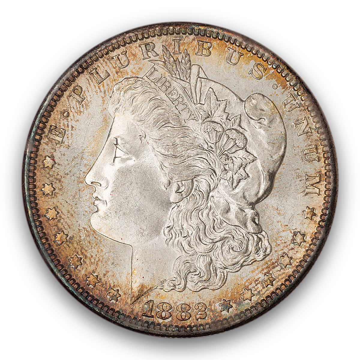 US $1 1882S Morgan Dollar NGC MS-65