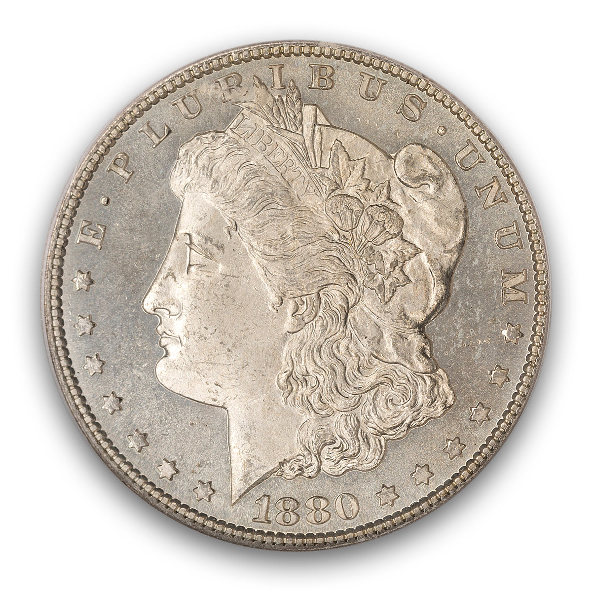 US $1 1880S Morgan Dollar PCGS MS-64