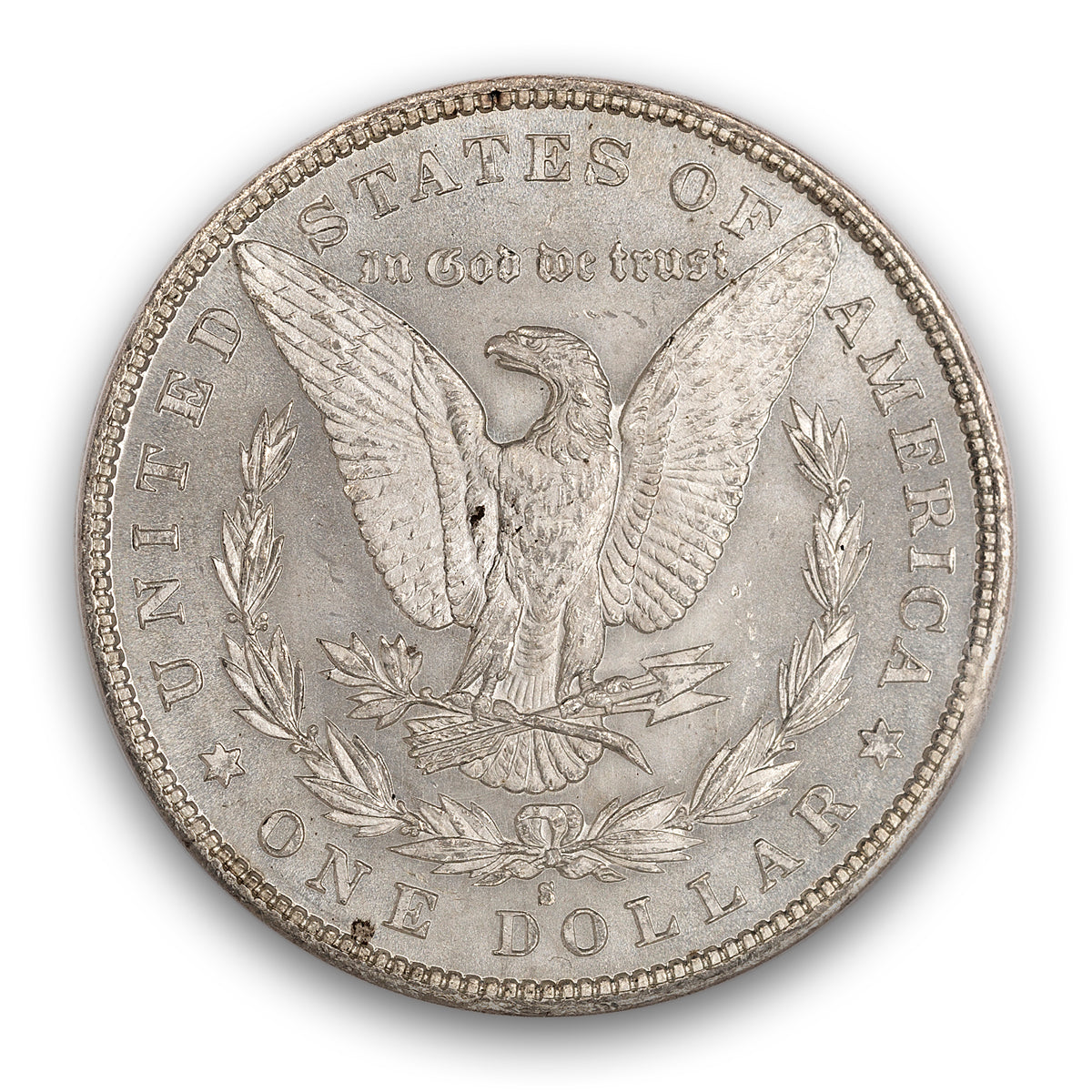 US $1 1880S Morgan Dollar PCGS MS-64