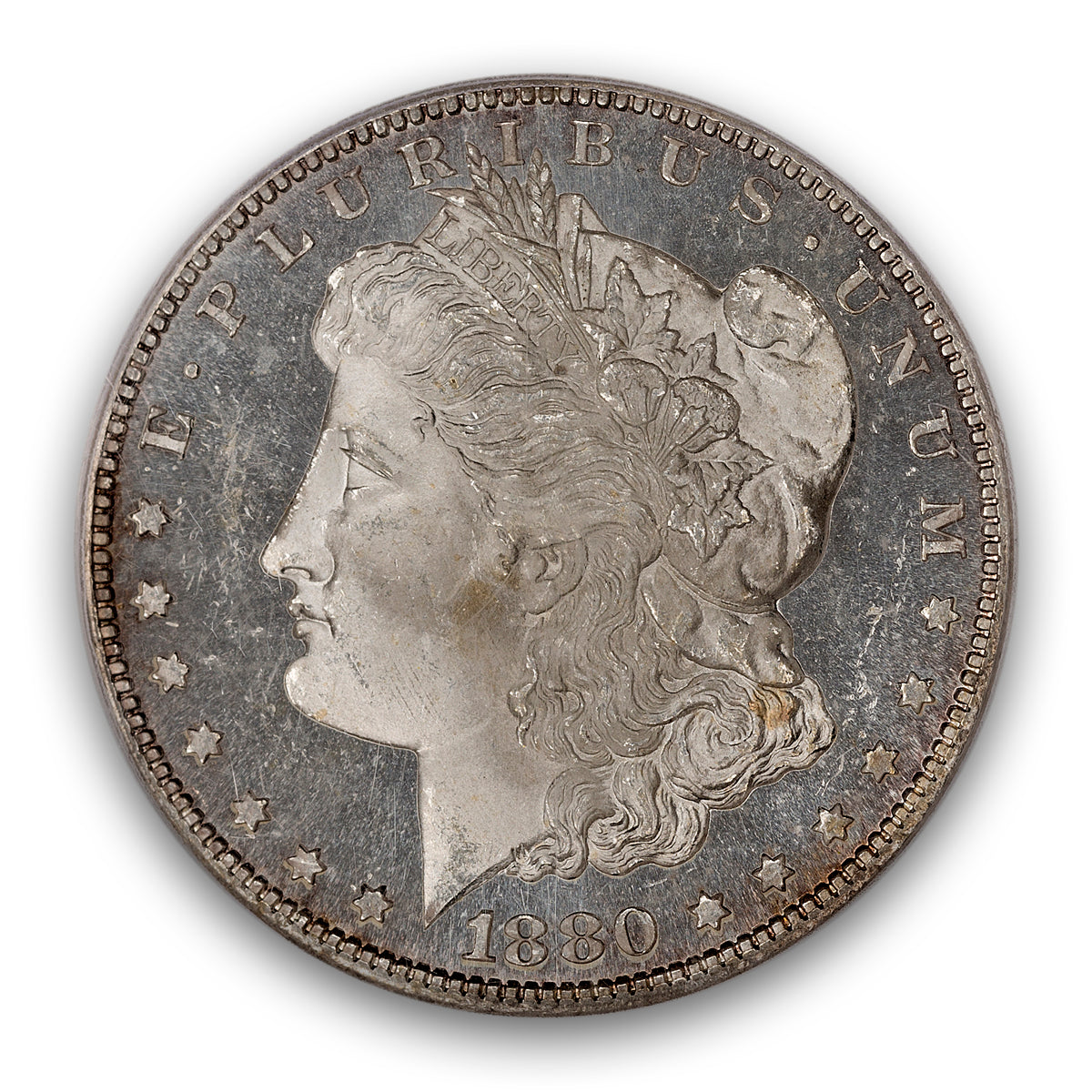 US $1 1880S Morgan Dollar PCGS MS-65