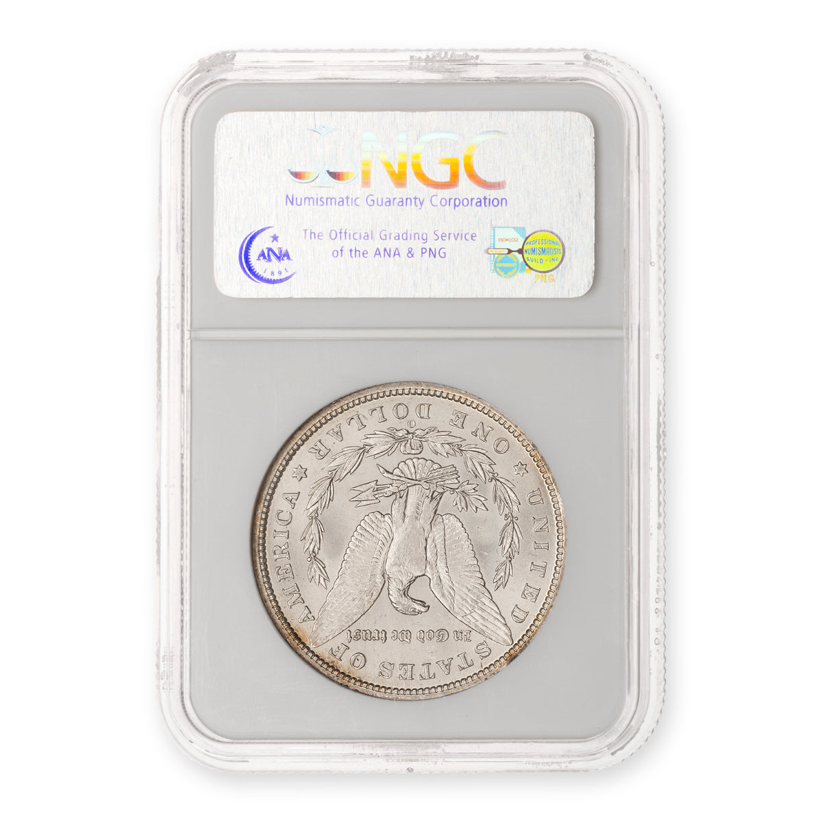 US $1 1890O Morgan Dollar NGC MS-63