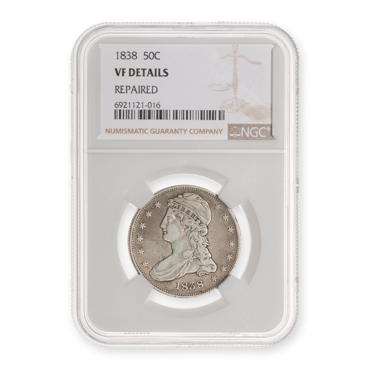 US 50 Cent 1838 NGC VF-20