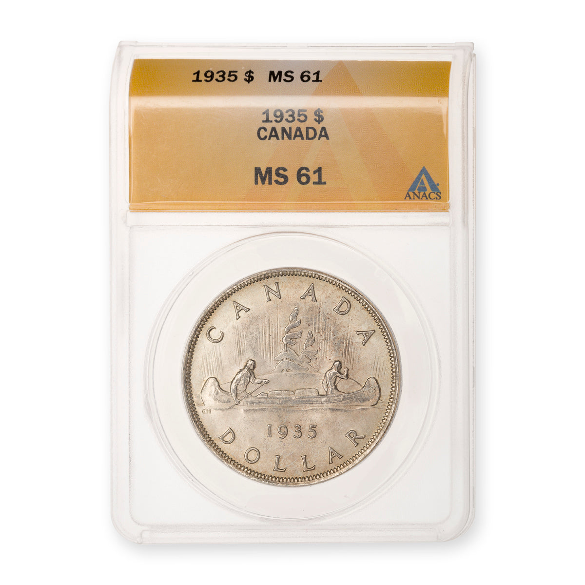 $1 1935 ANACS MS-61