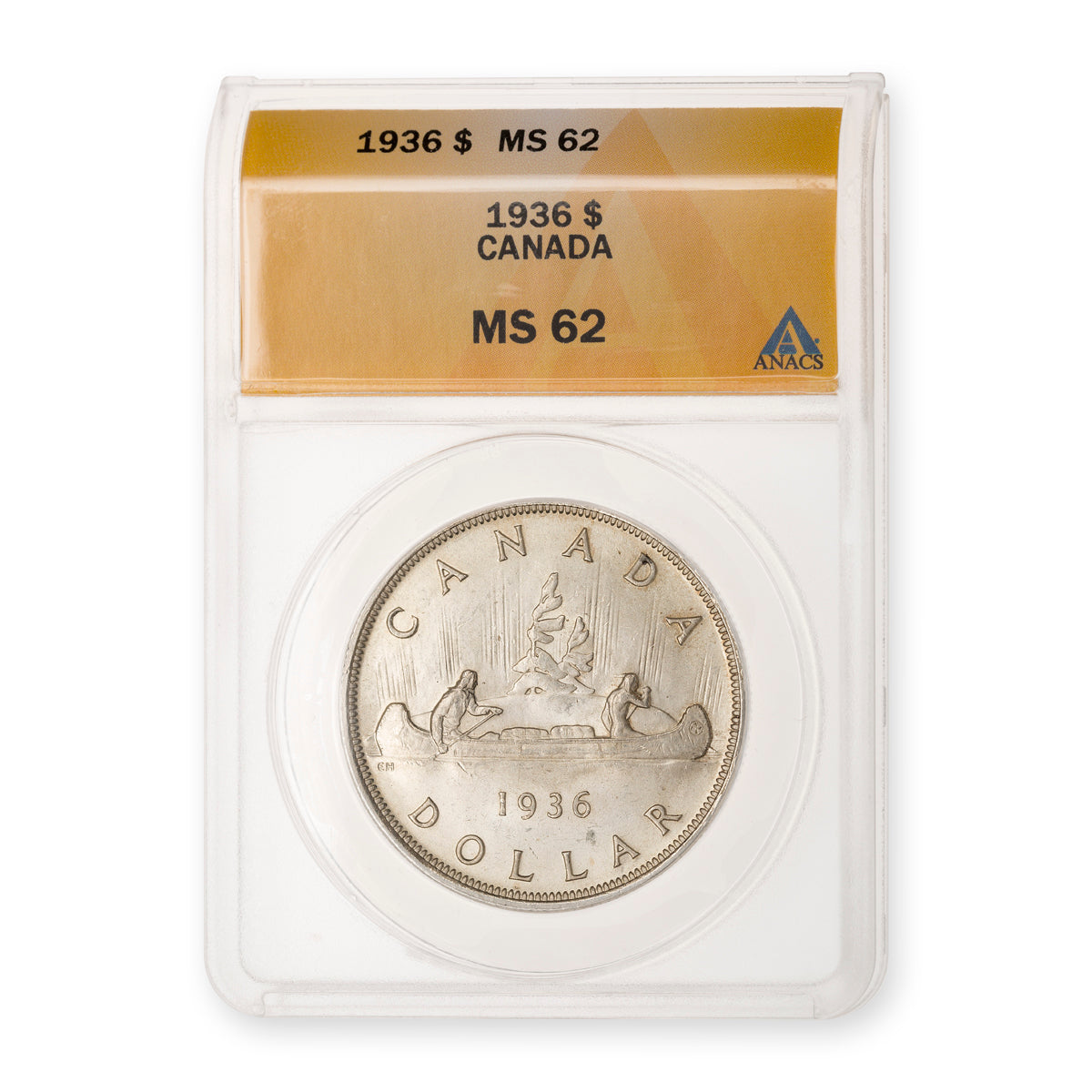 $1 1936 ANACS MS-62