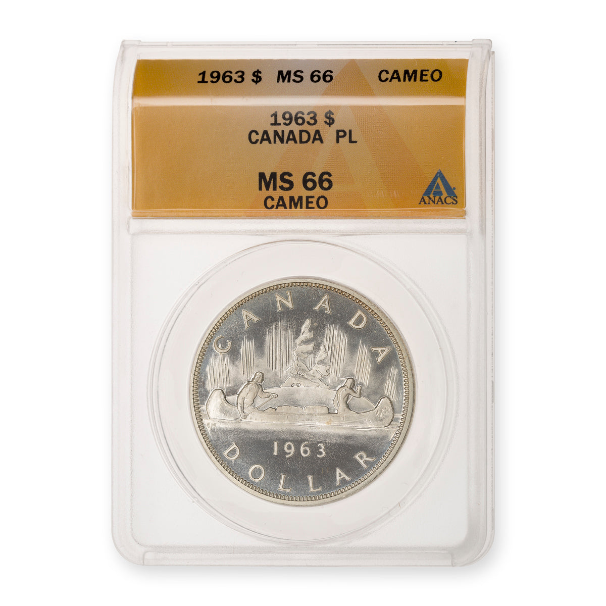 $1 1963 Cameo ANACS PL-66