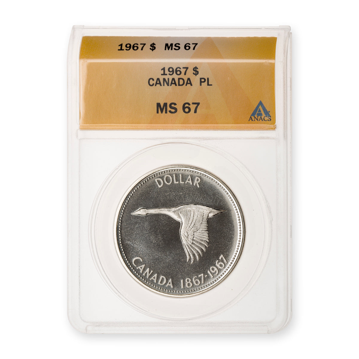 $1 1967 ANACS PL-67