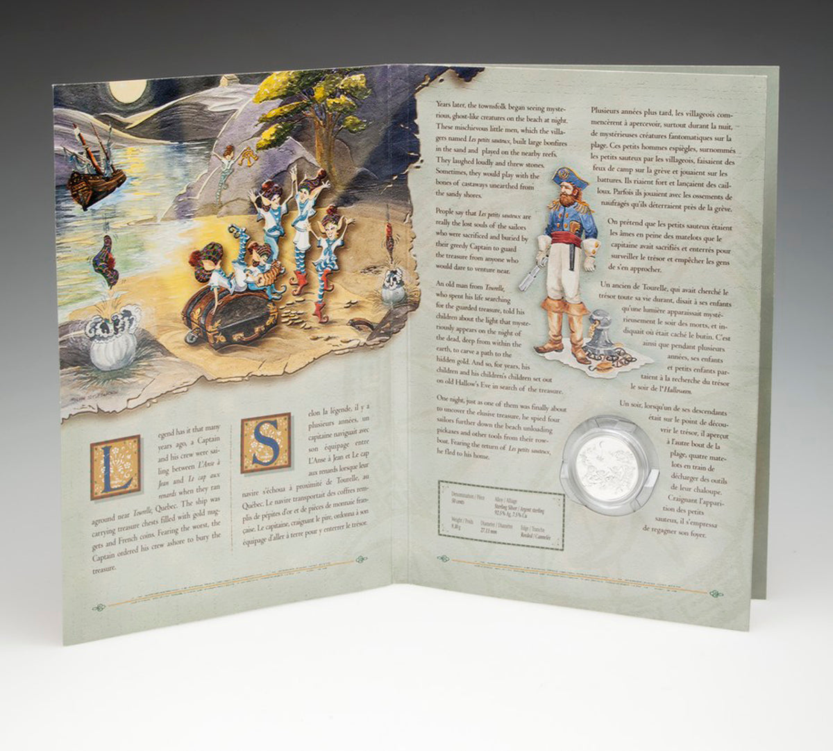 2001 50 Cent Legends Folklore - Sterling Silver Coin Book Set