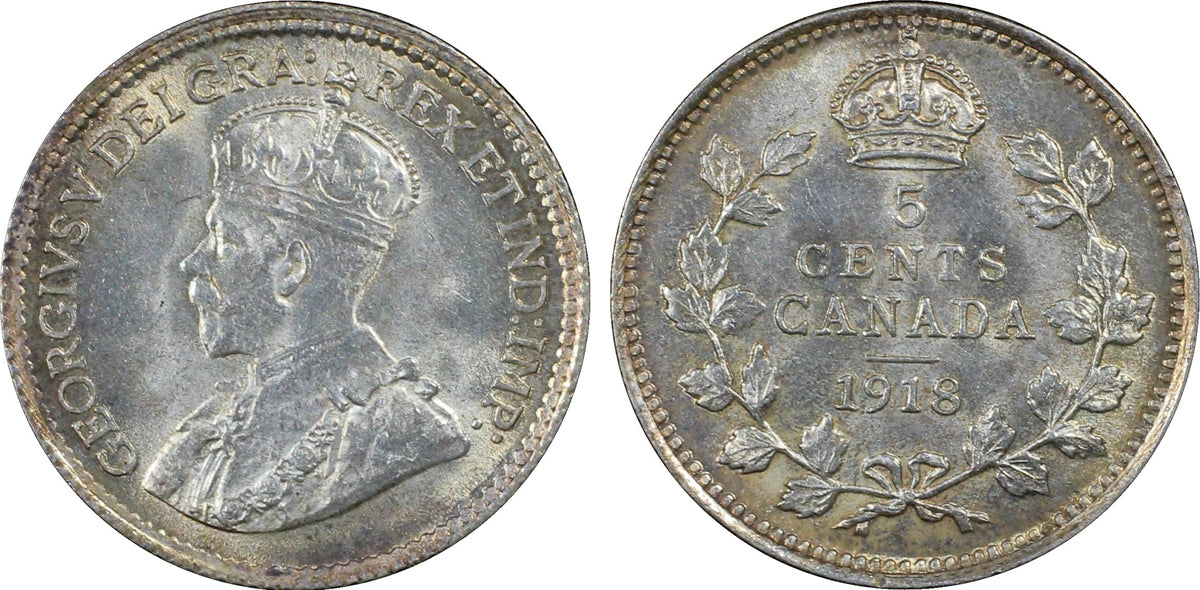 5 Cent 1918 PCGS MS-64