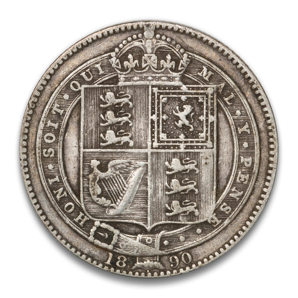 Great Britain Silver 1 Shilling 1890