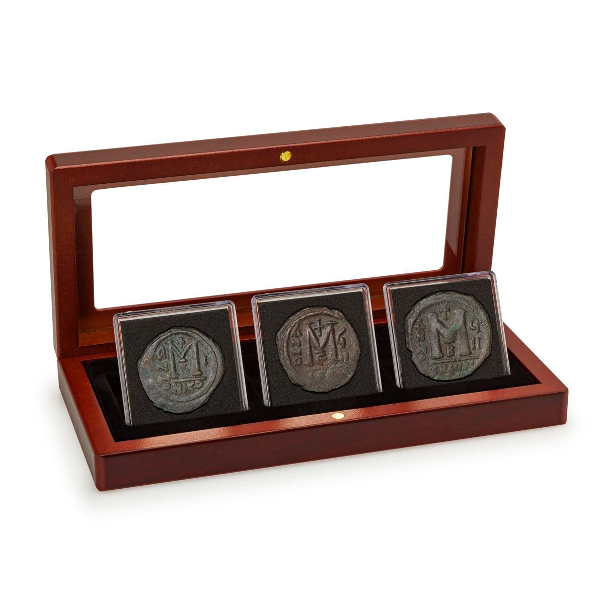 Set of Three Different Byzantine Justin II Follis Coins 565-578 CE