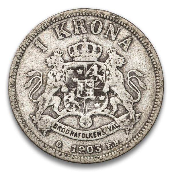 Sweden Silver 1 Krona 1903