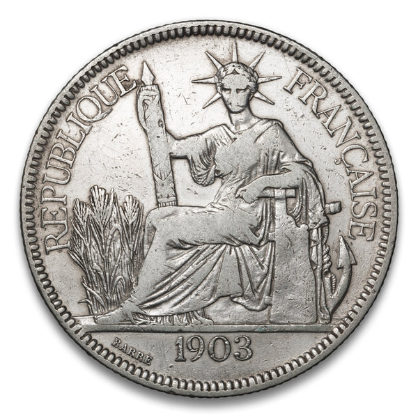 French Indo-China Silver 1 Piastre 1903 A