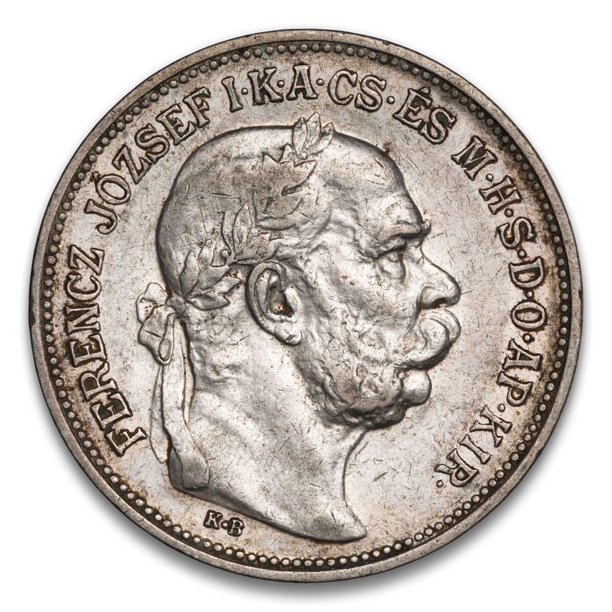 Hungary Silver 2 Korona 1912 KB