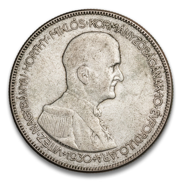 Hungary Silver 5 Pengo 1930 BP