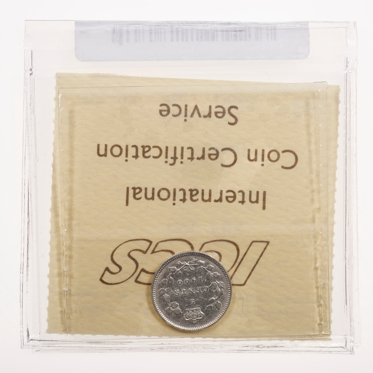 5 Cent 1900 Oval 0 ICCS VF-20