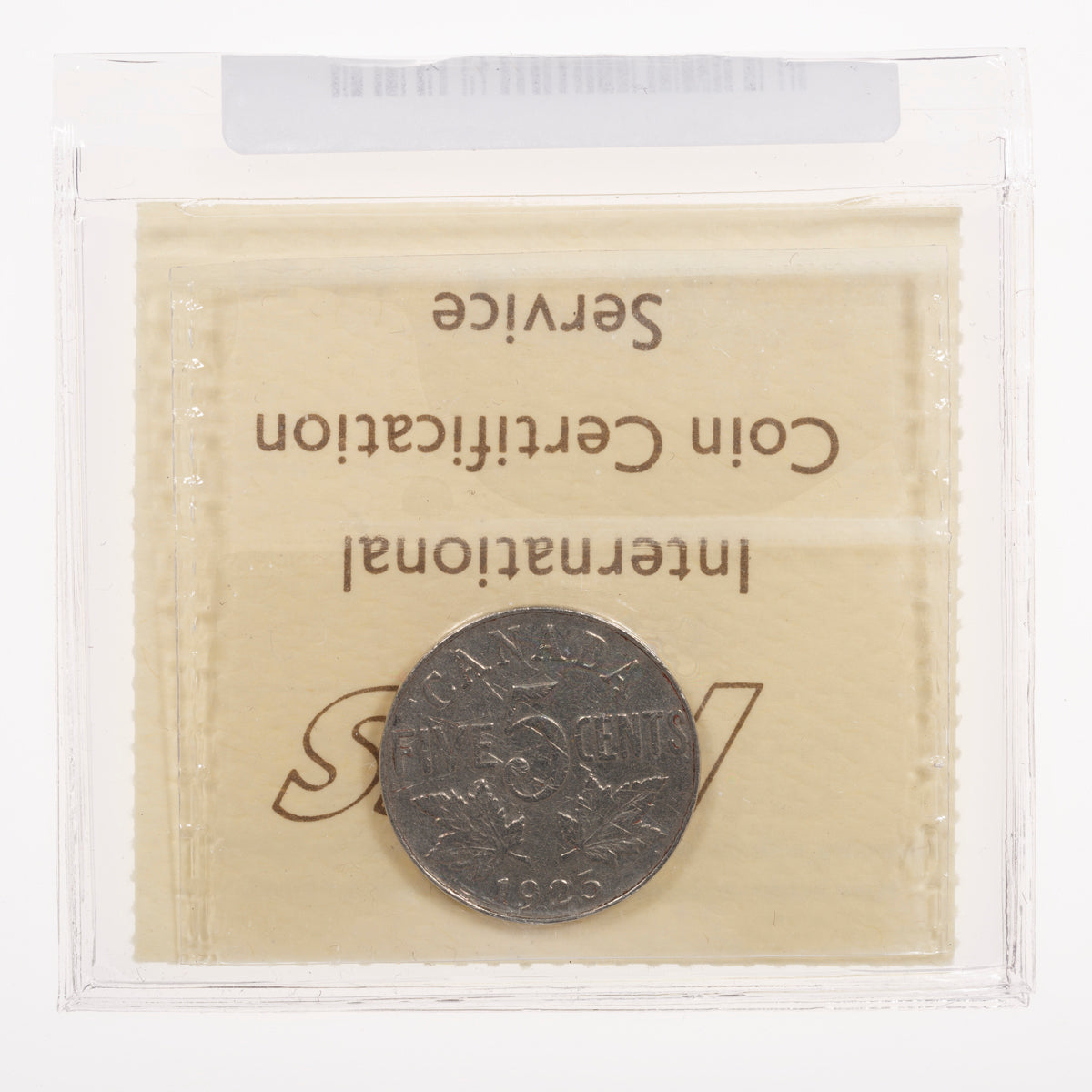 5 Cent 1925 ICCS VG-10