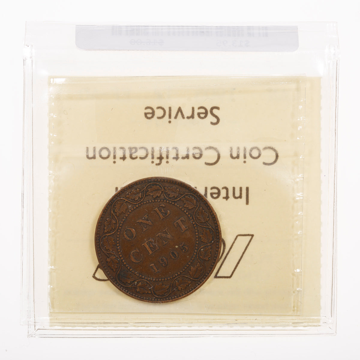 1 Cent 1905 ICCS EF-40