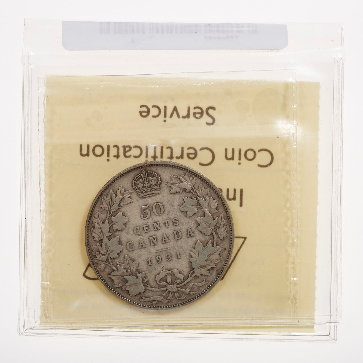 50 Cent 1931 ICCS VG-10