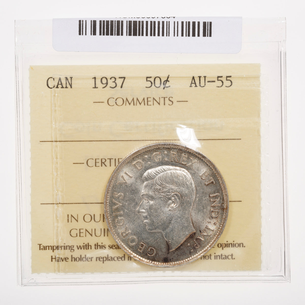 50 Cent 1937 ICCS AU-55