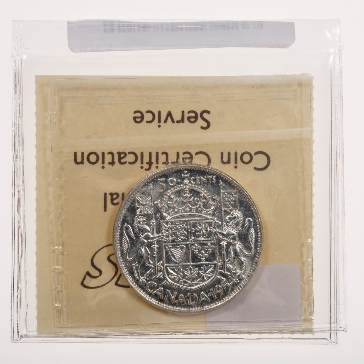 50 Cent 1954 ICCS AU-58