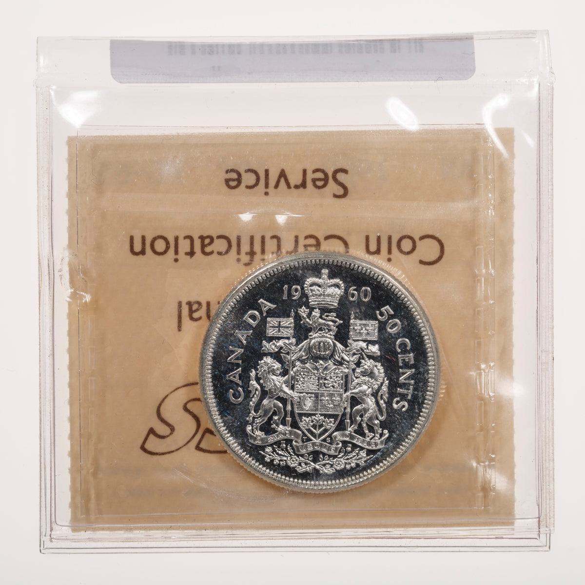 50 Cent 1960 Heavy Cameo ICCS PL-65