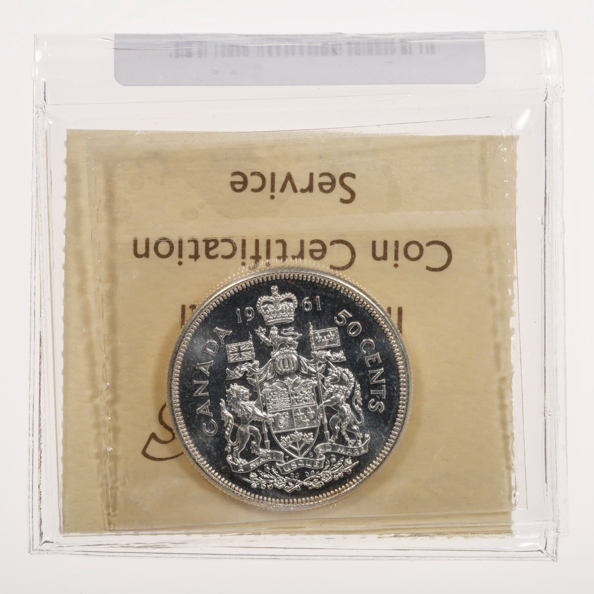 50 Cent 1961 Ultra Heavy Cameo ICCS PL-65