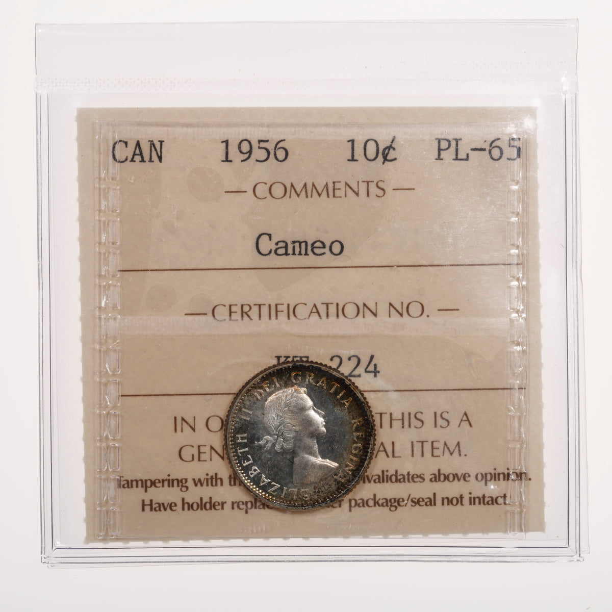 1956 Proof-Like set ICCS PL-65