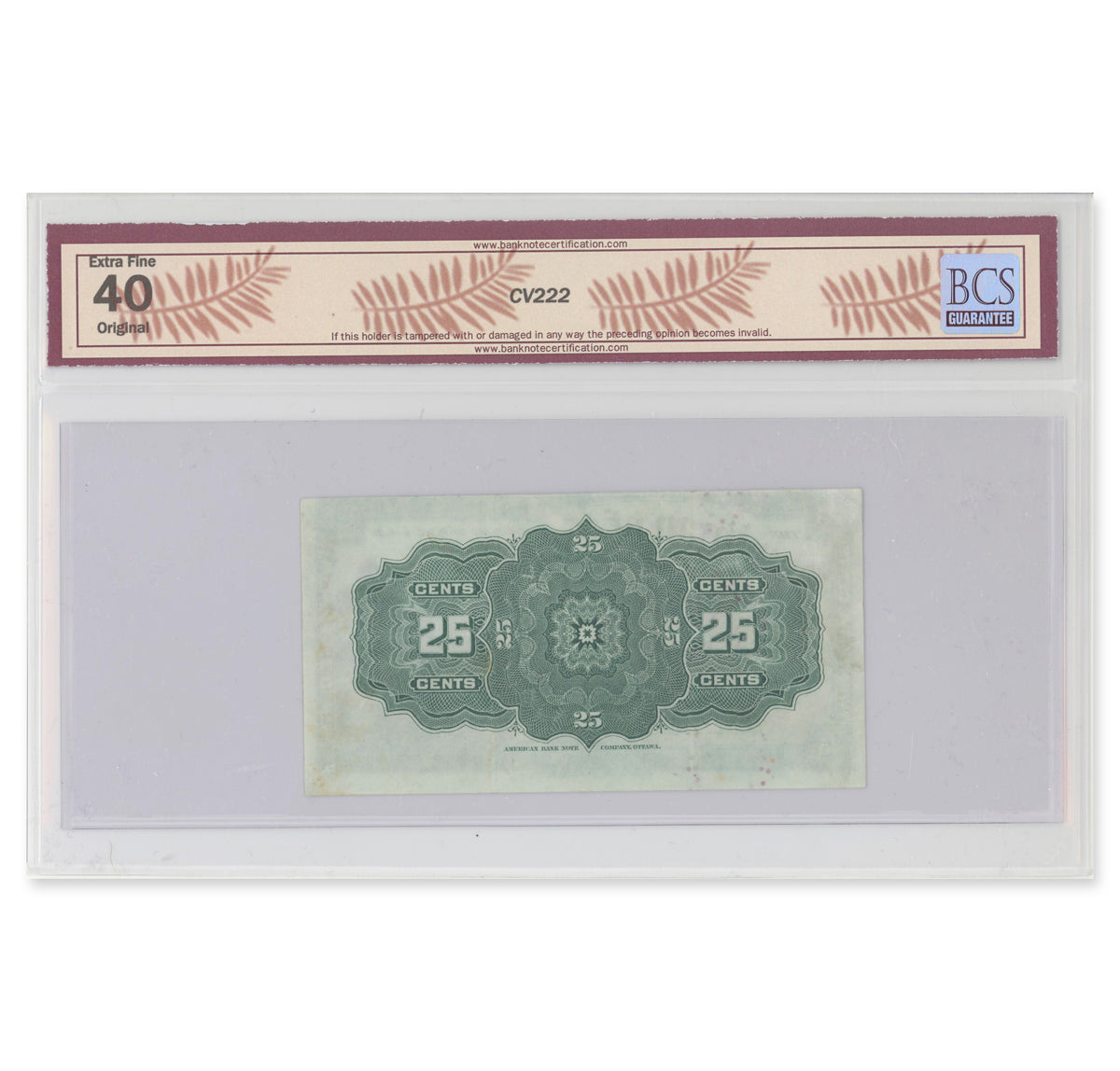 25 Cent 1900 DC-15a BCS EF-40