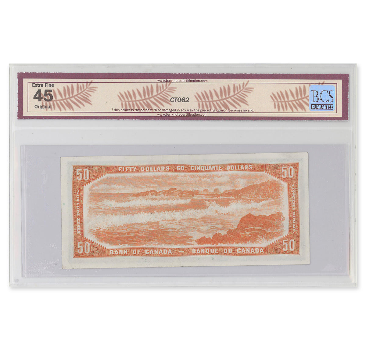 $50 1954 Devil's Face Series BC-34a Coyne-Towers Prefix A/H BCS EF-45