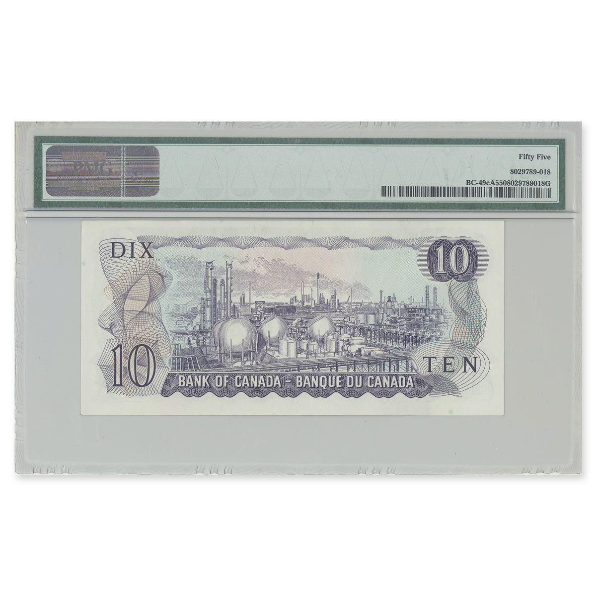 $10 1971 BC-49cA Lawson-Bouey Prefix *TC PMG AU-55