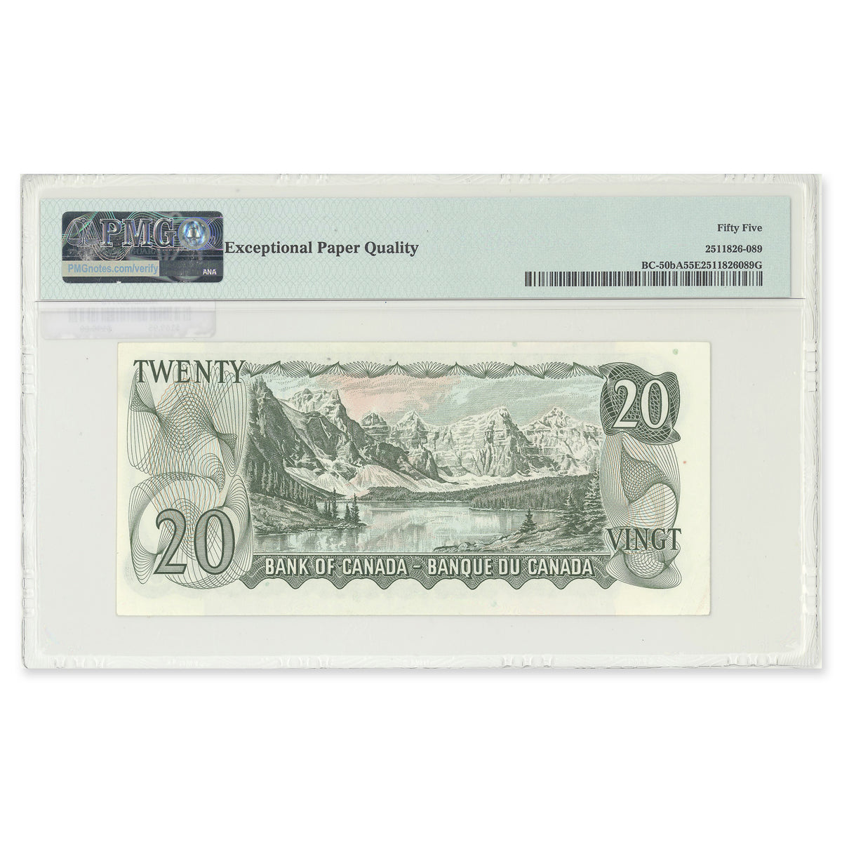 $20 1969 BC-50bA Lawson-Bouey Prefix *YA PMG AU-55