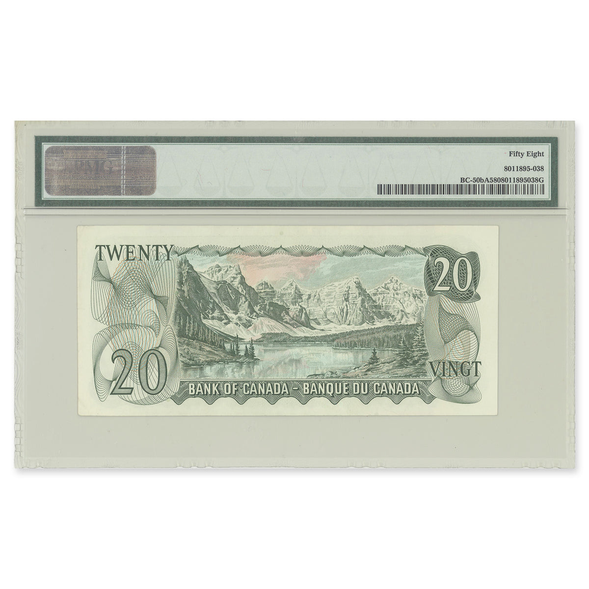 $20 1969 BC-50bA Lawson-Bouey Prefix *EZ PMG AU-58