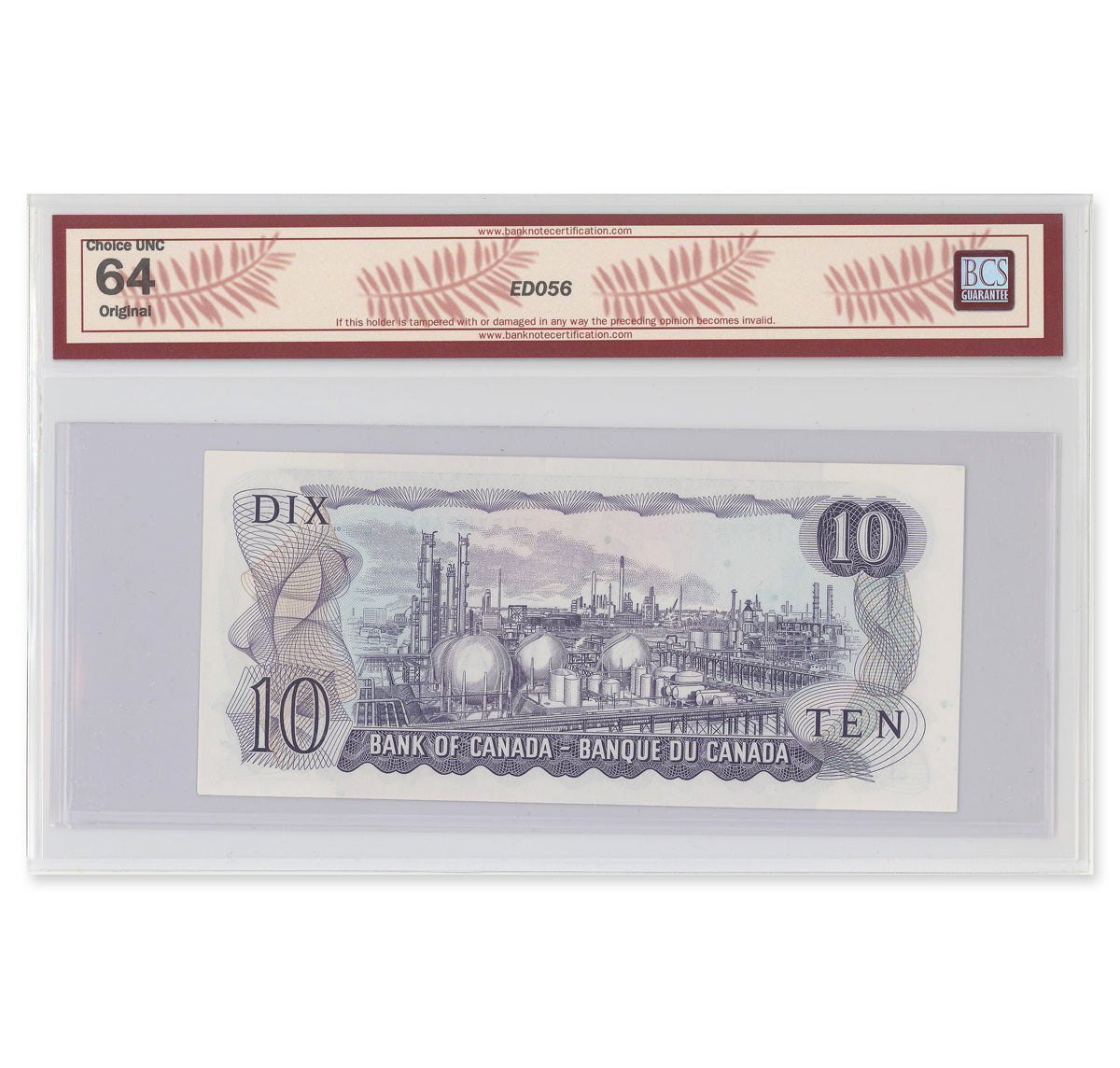 $10 1971 BC-49c Lawson-Bouey Prefix TM BCS CUNC-64