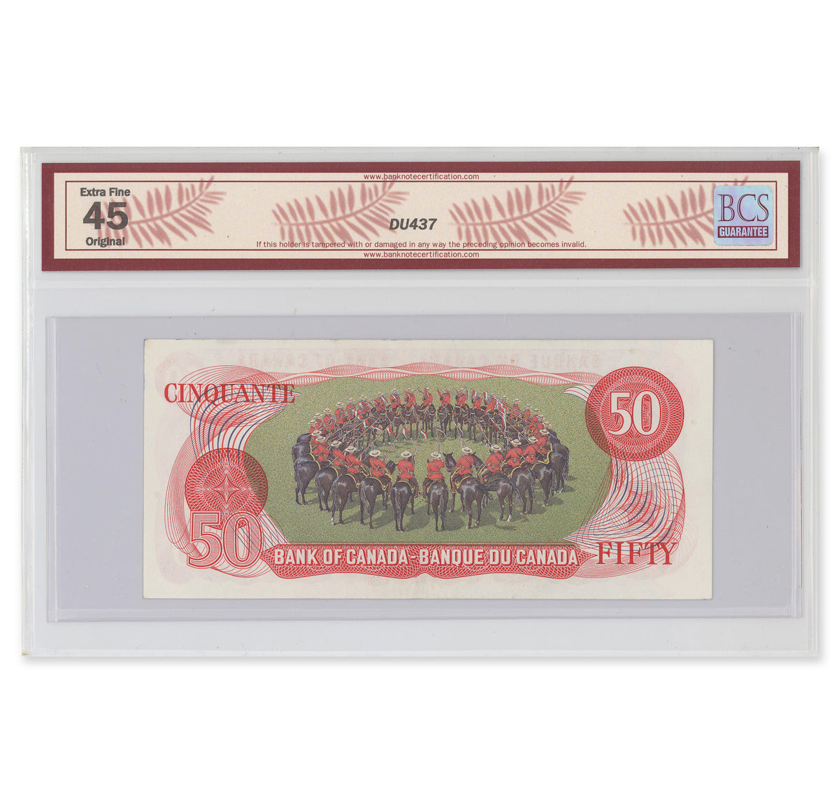 $50 1975 BC-51a-i Lawson-Bouey Prefix EHE BCS EF-45