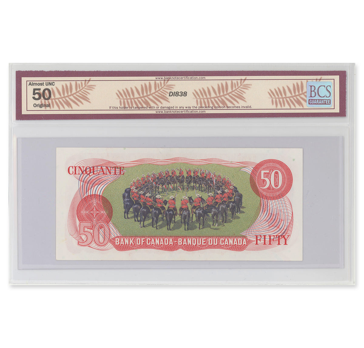 $50 1975 BC-51b Crow-Bouey Prefix EHK BCS AU-50