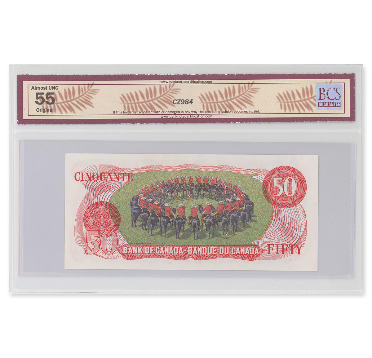 $50 1975 BC-51b Crow-Bouey Prefix EHJ BCS AU-55