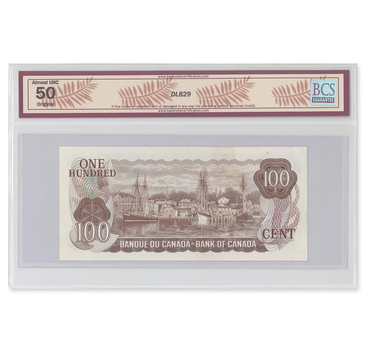 $100 1975 BC-52a Lawson-Bouey Prefix JA BCS AU-50