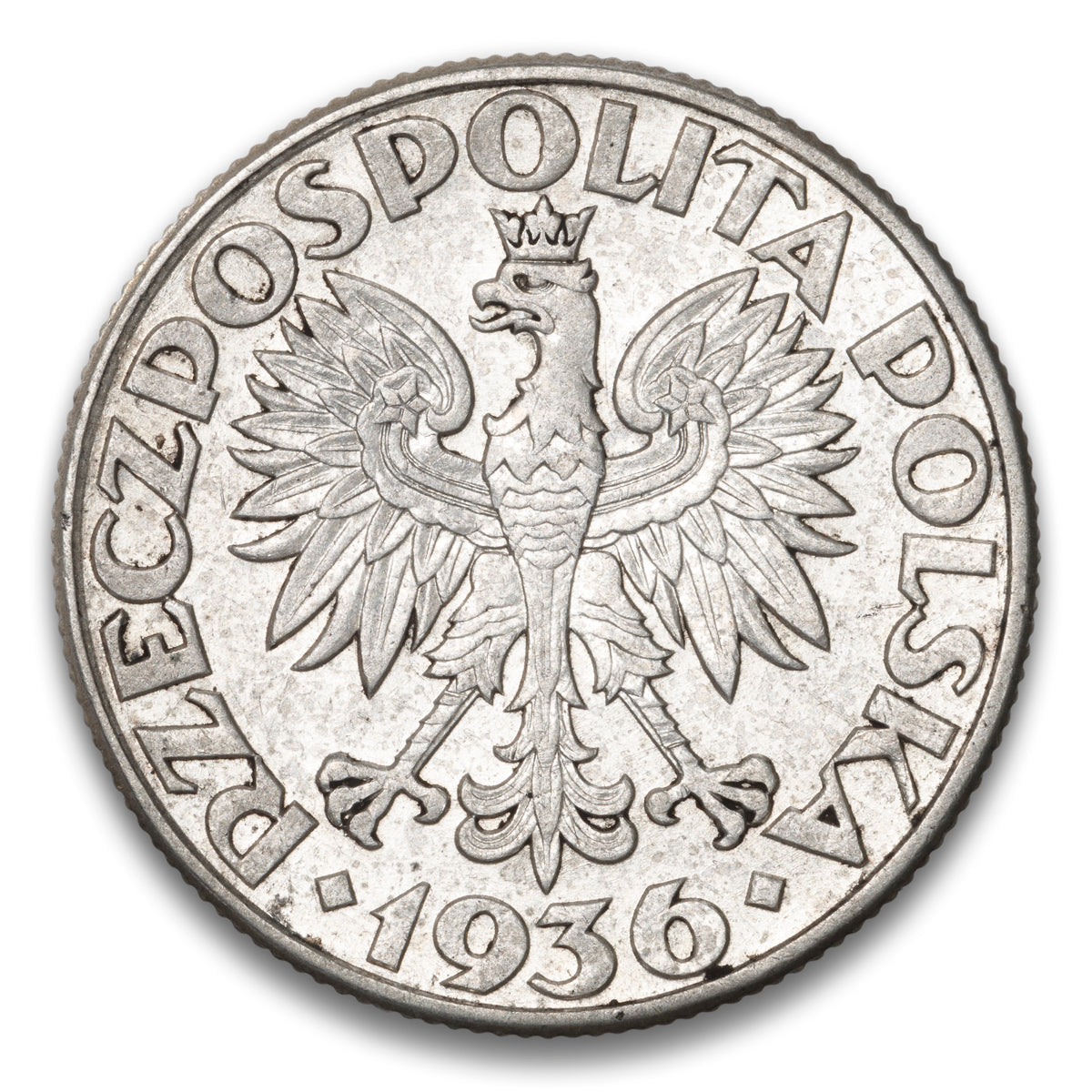 Poland Silver 2 Zlotych 1936