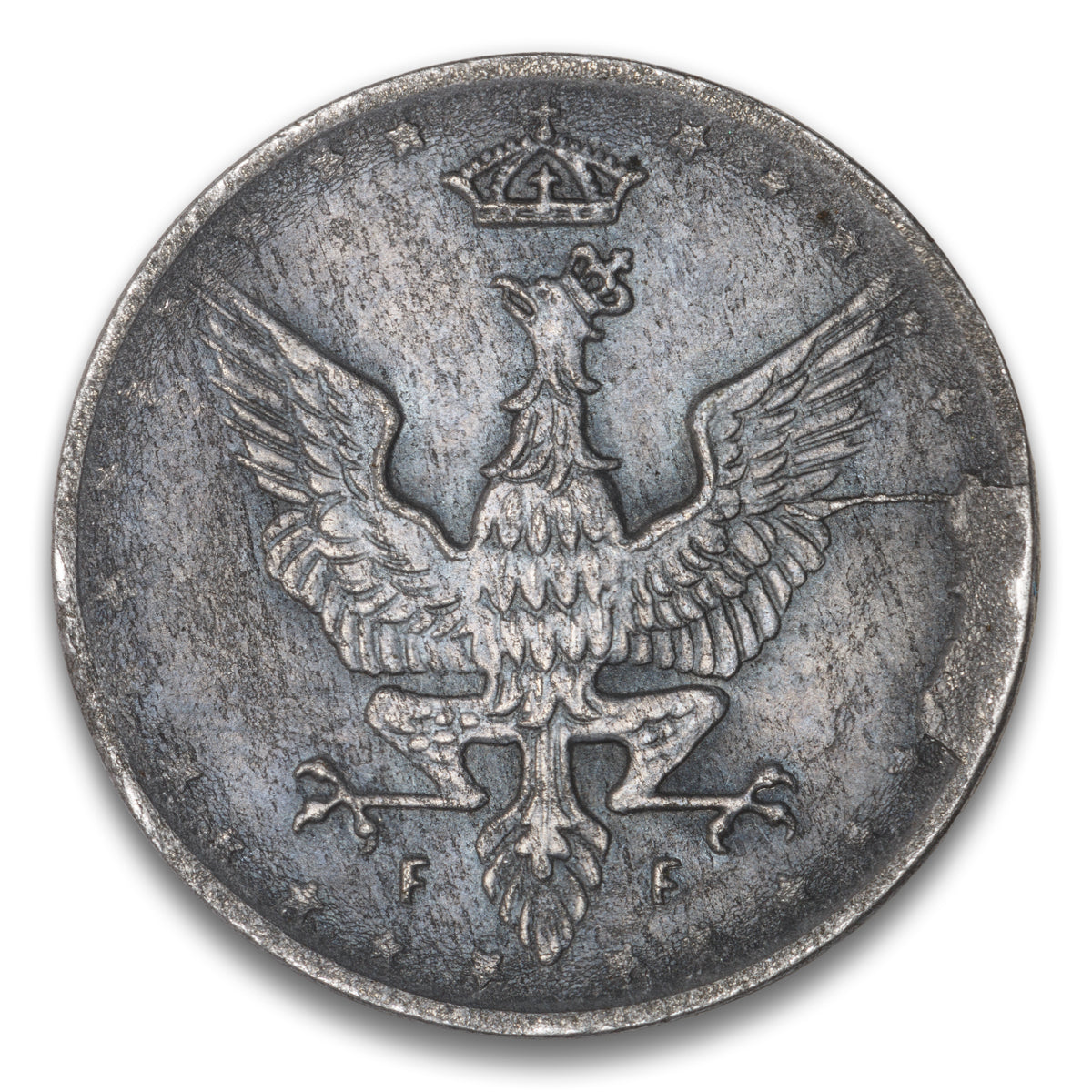 Poland / German Occupation Base 5 Fenigow 1918