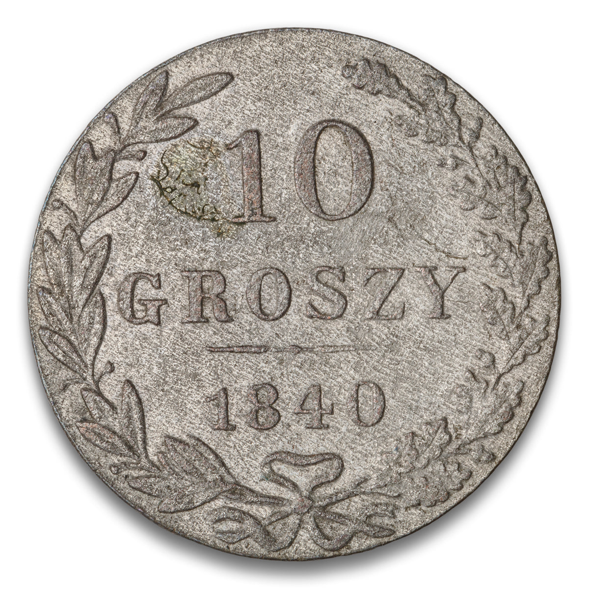 Poland Silver 10 Groszy 1840