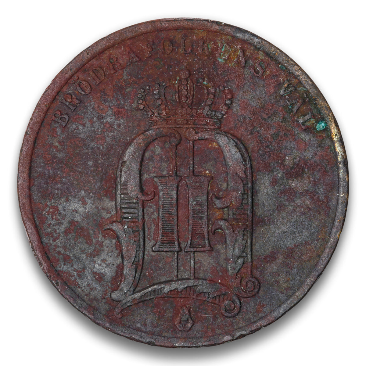 Sweden Base 2 Ore 1875