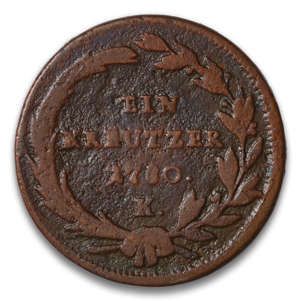Austria Base 1 Kreuzer 1780 K