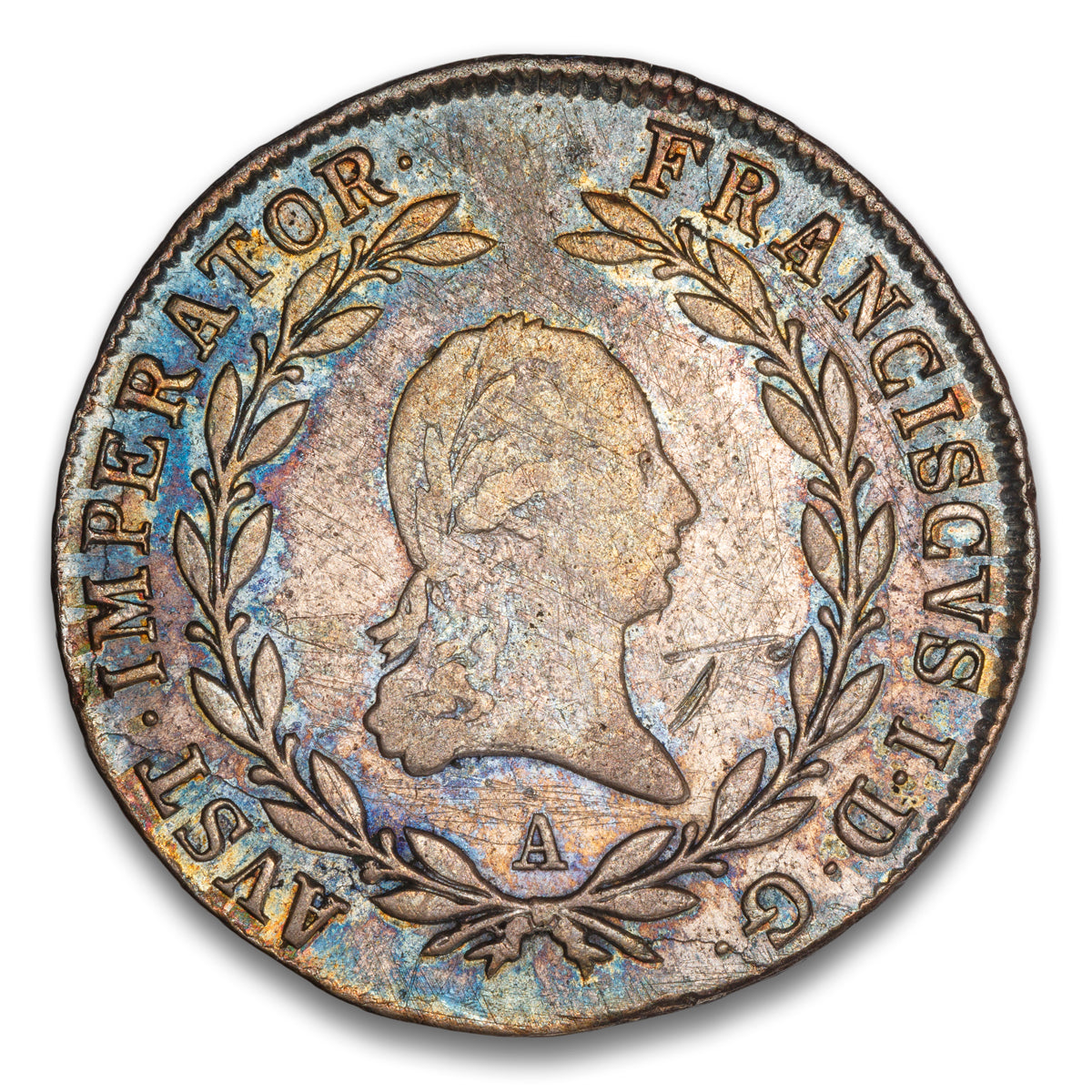 Austria Silver 20 Kreuzer 1808 A